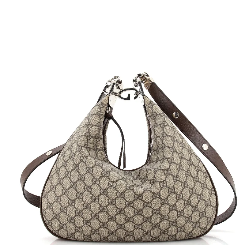 Pvc Shoulder Bag in Clear with Glitter for a Fun and Modern LookAttache Shoulder Bag GG Coated Canvas Large Pvc Shoulder Bag in Clear with Glitter for a Fun and Modern LookAttache Shoulder Bag GG Coated Canvas Large