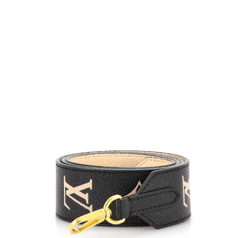 Shoulder Bag with Geometric Pattern in Multicolor for a Contemporary StyleBandouliere Shoulder Strap Bicolor Monogram Empreinte Giant Shoulder Bag with Geometric Pattern in Multicolor for a Contemporary StyleBandouliere Shoulder Strap Bicolor Monogram Empreinte Giant
