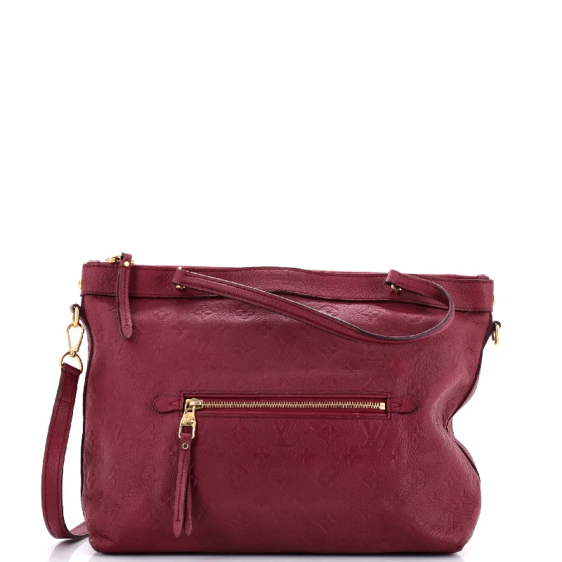 Women's Shoulder Bag with Adjustable Strap in Pink for ComfortBastille Bag Monogram Empreinte Leather MM Women's Shoulder Bag with Adjustable Strap in Pink for ComfortBastille Bag Monogram Empreinte Leather MM