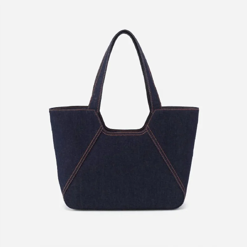 Tote Bag with RFID - Blocking Pocket in Black for Protecting Your Cards and InformationBellamy Medium Tote Bag In Dark Denim Tote Bag with RFID - Blocking Pocket in Black for Protecting Your Cards and InformationBellamy Medium Tote Bag In Dark Denim