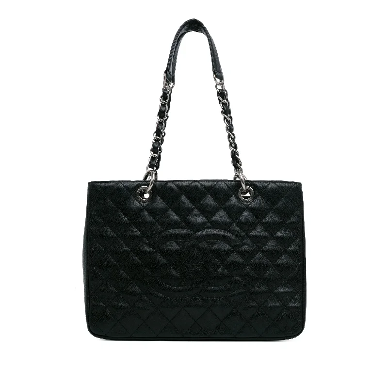 Waterproof Tote Bag in Yellow for Outdoor Activities in Wet WeatherBlack Chanel Caviar Grand Shopping Tote