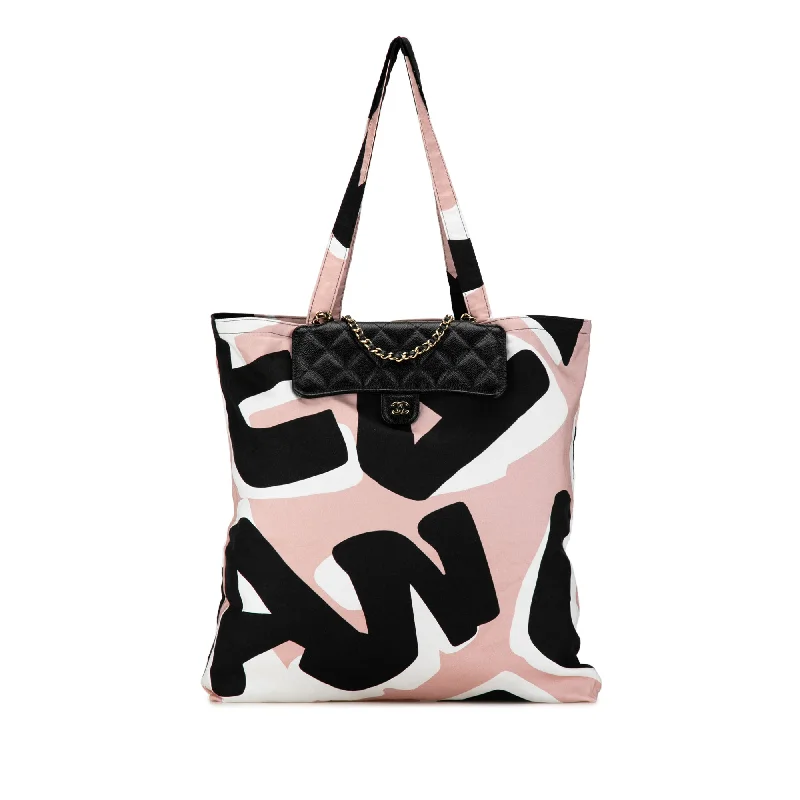 Patchwork Tote Bag in Denim with Vintage - Inspired Designs for a Retro AppealBlack Chanel Nylon Graffiti Foldable Shopping Tote in Caviar Flap Patchwork Tote Bag in Denim with Vintage - Inspired Designs for a Retro AppealBlack Chanel Nylon Graffiti Foldable Shopping Tote in Caviar Flap