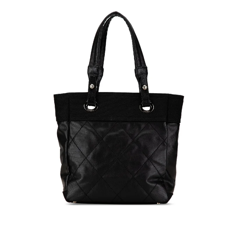 Monogrammed Tote Bag in Brown Leather with Personalized Initials for a Custom and Elegant TouchBlack Chanel Small Paris-Biarritz Tote Monogrammed Tote Bag in Brown Leather with Personalized Initials for a Custom and Elegant TouchBlack Chanel Small Paris-Biarritz Tote