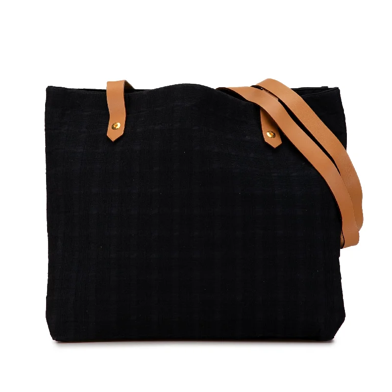 Women's Tote Bag with Inner Compartments in Gray for Organizing Everyday EssentialsBlack Hermès Toile Ahmedabad Tote Women's Tote Bag with Inner Compartments in Gray for Organizing Everyday EssentialsBlack Hermès Toile Ahmedabad Tote