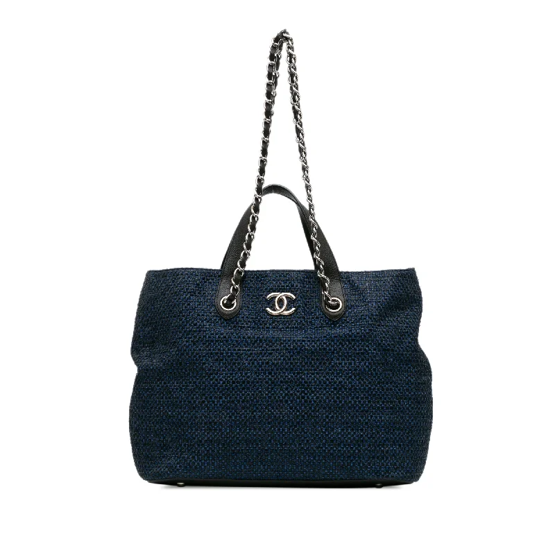 Oversized Jute Tote Bag in Natural Color with Rope Handles for a Beach VacationBlue Chanel CC Straw and Caviar Drawstring Shopping Tote Satchel Oversized Jute Tote Bag in Natural Color with Rope Handles for a Beach VacationBlue Chanel CC Straw and Caviar Drawstring Shopping Tote Satchel