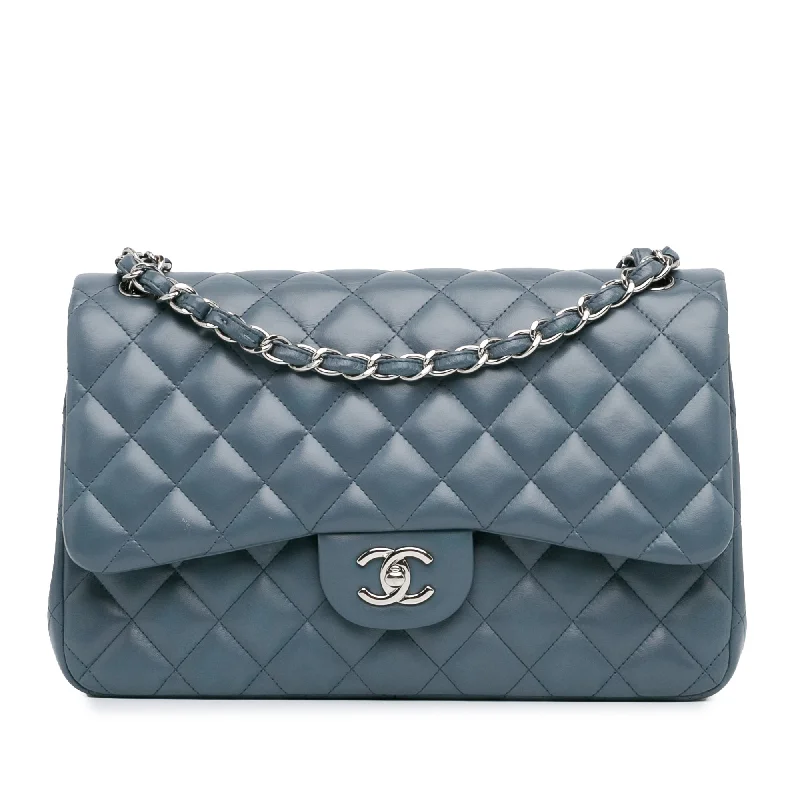 Suede Shoulder Bag in Pink with Tassel Accents for Casual OutingsBlue Chanel Jumbo Classic Lambskin Double Flap Shoulder Bag Suede Shoulder Bag in Pink with Tassel Accents for Casual OutingsBlue Chanel Jumbo Classic Lambskin Double Flap Shoulder Bag
