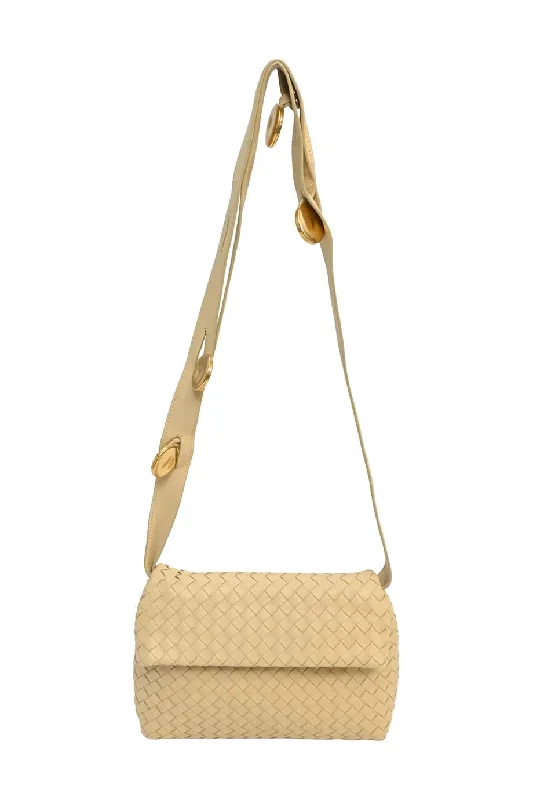 Women's Shoulder Bag with Floral Embroidery in Purple for Spring Walks[WB5494] Bottega Veneta | Cross-Body Bag