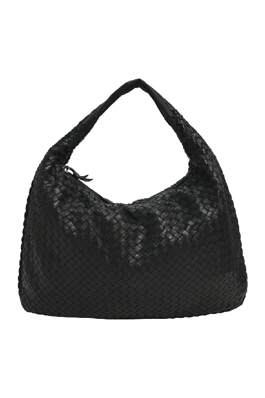 Women's Large Leather Shoulder Bag in Brown with Multiple Compartments for Work[WB5526] Bottega Veneta | Shoulder Bag