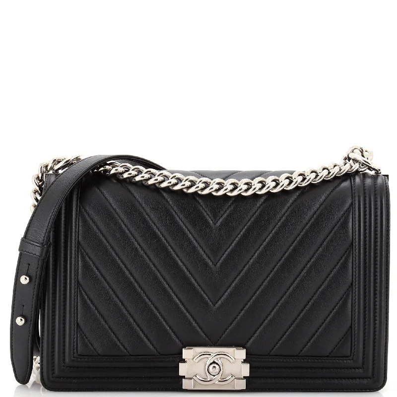 Women's Shoulder Bag with Faux Fur Strap in White for Winter StyleBoy Flap Bag Chevron Lambskin New Medium Women's Shoulder Bag with Faux Fur Strap in White for Winter StyleBoy Flap Bag Chevron Lambskin New Medium