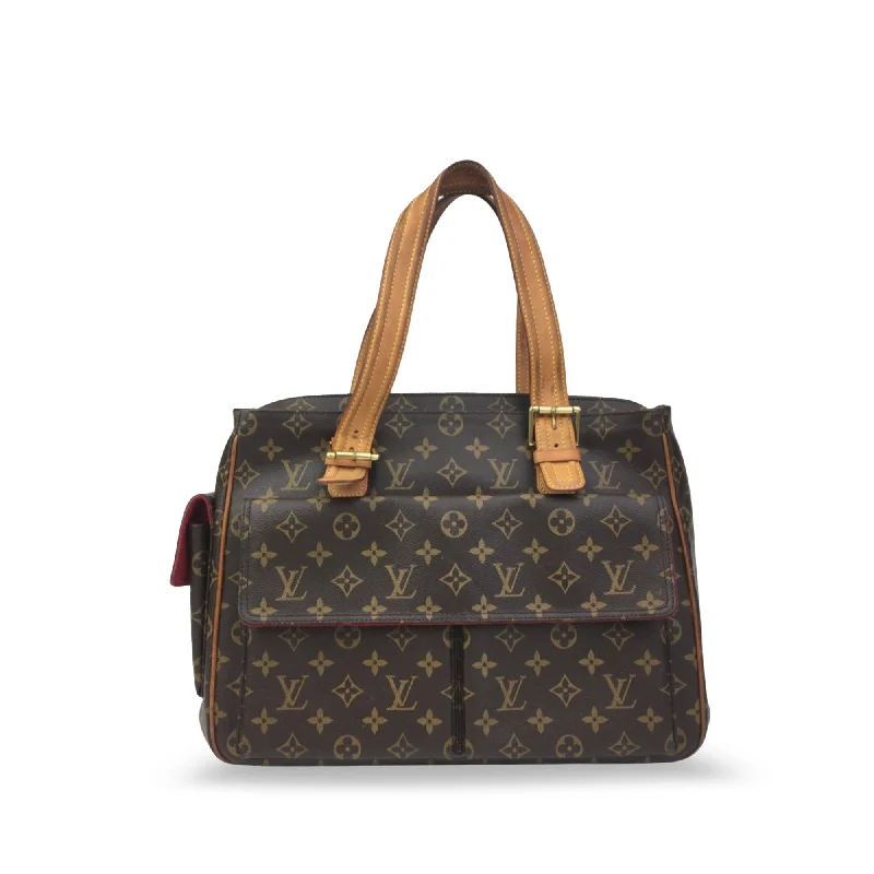 Metallic Tote Bag in Rose Gold with Chain Handles for a Glamorous Night OutBrown Louis Vuitton Monogram Multipli-Cite Tote Bag Metallic Tote Bag in Rose Gold with Chain Handles for a Glamorous Night OutBrown Louis Vuitton Monogram Multipli-Cite Tote Bag