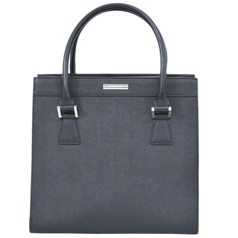 Large Capacity Genuine Leather Women's Tote Bag in Black for Work and CommutingBurberry Nova Check  Leather Tote Bag (Pre-Owned)