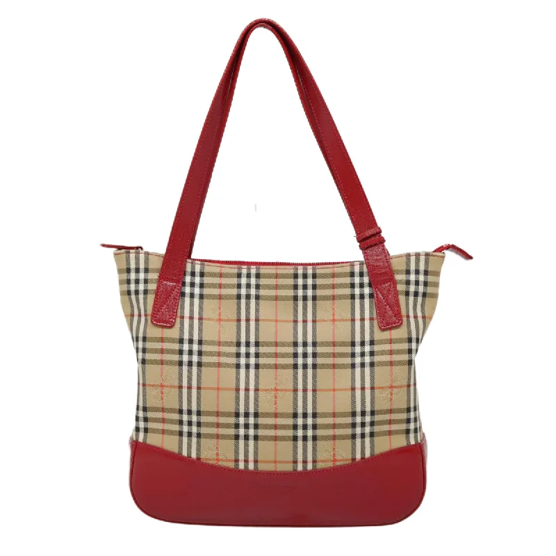 Women's Tote Bag with Zipper Closure in Red for Secure StorageBurberry Tote Bag Canvas Tote Bag (Pre-Owned) Women's Tote Bag with Zipper Closure in Red for Secure StorageBurberry Tote Bag Canvas Tote Bag (Pre-Owned)