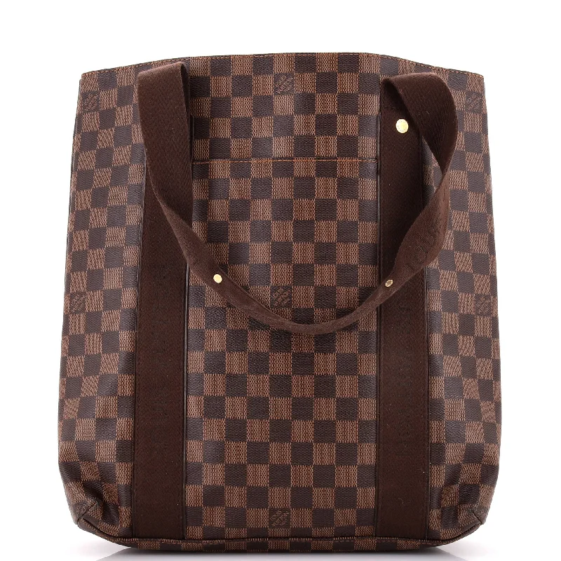 Monogrammed Tote Bag in Brown Leather with Personalized Initials for a Custom and Elegant TouchMedium - Sized Canvas Tote Bag in Navy Blue with Striped Pattern for a Nautical - Inspired LookCabas Beaubourg Damier Monogrammed Tote Bag in Brown Leather with Personalized Initials for a Custom and Elegant TouchMedium - Sized Canvas Tote Bag in Navy Blue with Striped Pattern for a Nautical - Inspired LookCabas Beaubourg Damier