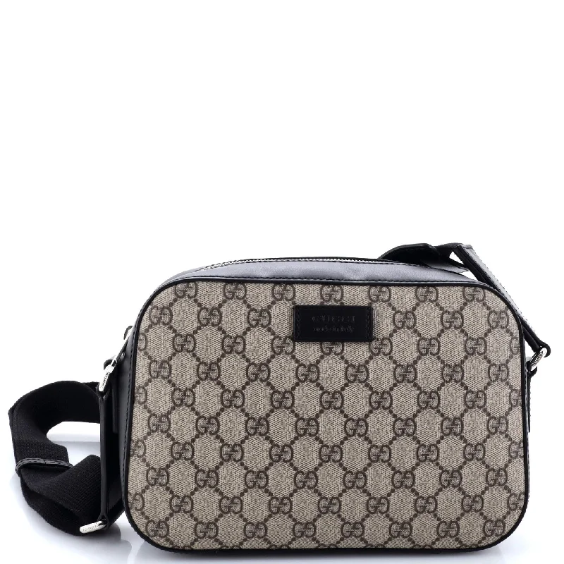 Quilted Shoulder Bag in Cream for a Classic and Elegant LookCamera Shoulder Bag GG Coated Canvas Small Quilted Shoulder Bag in Cream for a Classic and Elegant LookCamera Shoulder Bag GG Coated Canvas Small