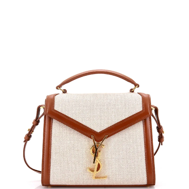 Crossbody Shoulder Bag in Black Leather with Gold Hardware for Night OutsCassandra Top Handle Bag Canvas with Leather Mini Crossbody Shoulder Bag in Black Leather with Gold Hardware for Night OutsCassandra Top Handle Bag Canvas with Leather Mini