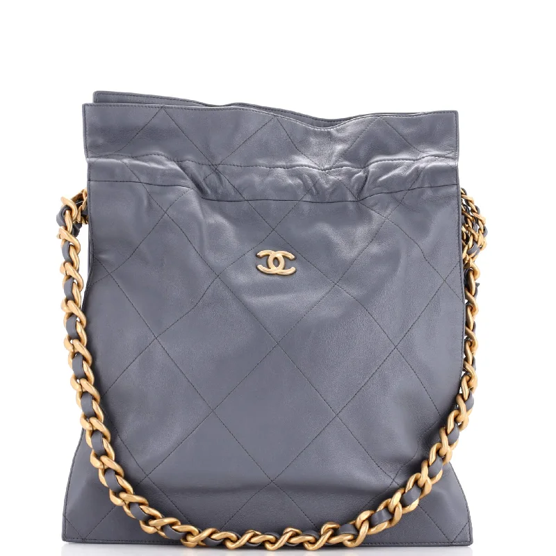 Shoulder Bag with Geometric Pattern in Multicolor for a Contemporary StyleCC Chain Drawstring Shopping Bag Quilted Lambskin Large Shoulder Bag with Geometric Pattern in Multicolor for a Contemporary StyleCC Chain Drawstring Shopping Bag Quilted Lambskin Large