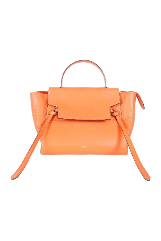 Women's Tote Bag with Magnetic Closure in Orange for Easy Access on the Go[WB3855] Celine | Tote Bag