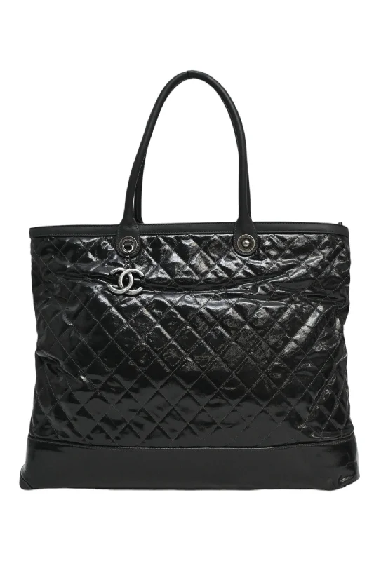 Linen Tote Bag in Natural Beige with Braided Details for a Rustic Summer Ensemble[WB5778] Chanel | Tote Bag