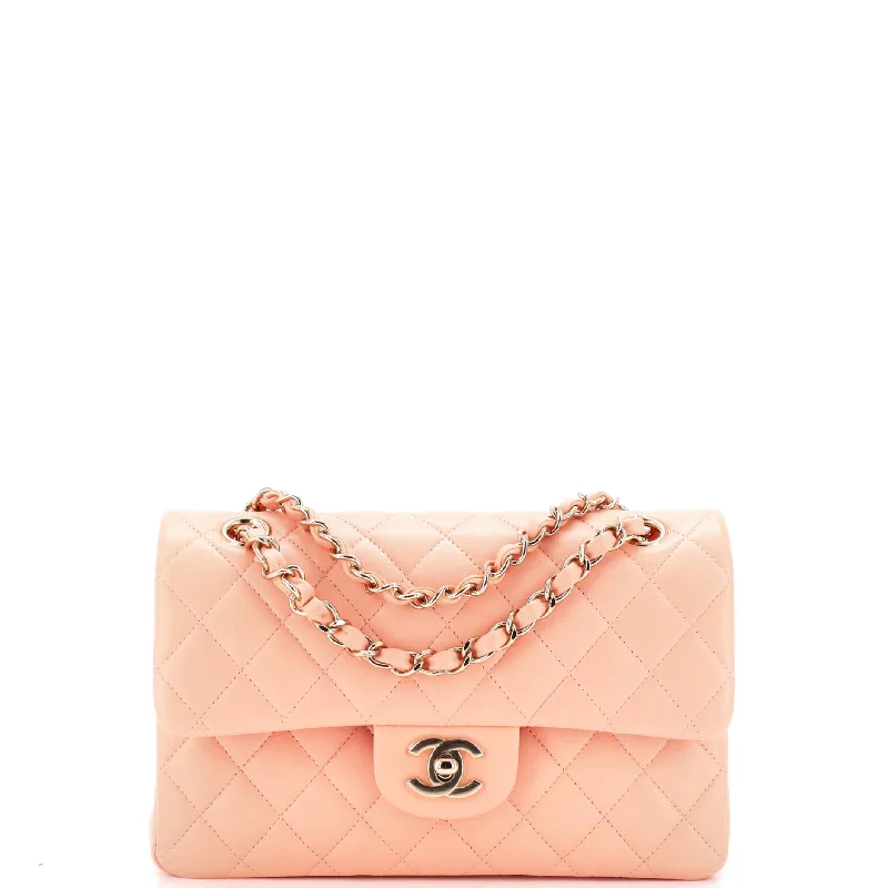 Classic Double Flap Bag Quilted Lambskin Small
