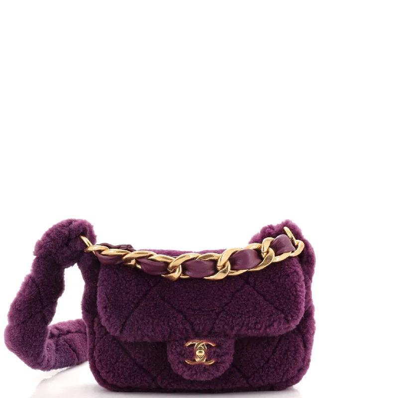 Suede Shoulder Bag in Pink with Tassel Accents for Casual OutingsCoconing Flap Bag Quilted Shearling with Lambskin Suede Shoulder Bag in Pink with Tassel Accents for Casual OutingsCoconing Flap Bag Quilted Shearling with Lambskin
