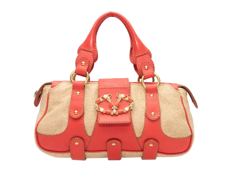 Large Capacity Genuine Leather Women's Tote Bag in Black for Work and CommutingCoral & Beige Valentino Top Handle Tote Large Capacity Genuine Leather Women's Tote Bag in Black for Work and CommutingCoral & Beige Valentino Top Handle Tote