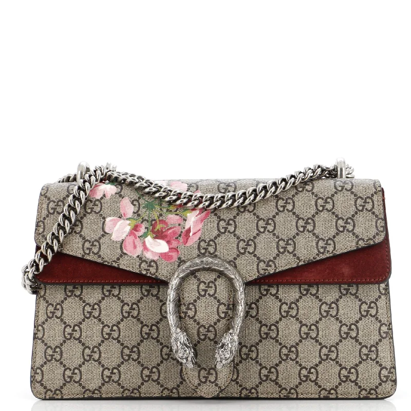 Printed Silk Shoulder Bag in Red for a Pop of ColorDionysus Bag Blooms Print GG Coated Canvas Small Printed Silk Shoulder Bag in Red for a Pop of ColorDionysus Bag Blooms Print GG Coated Canvas Small