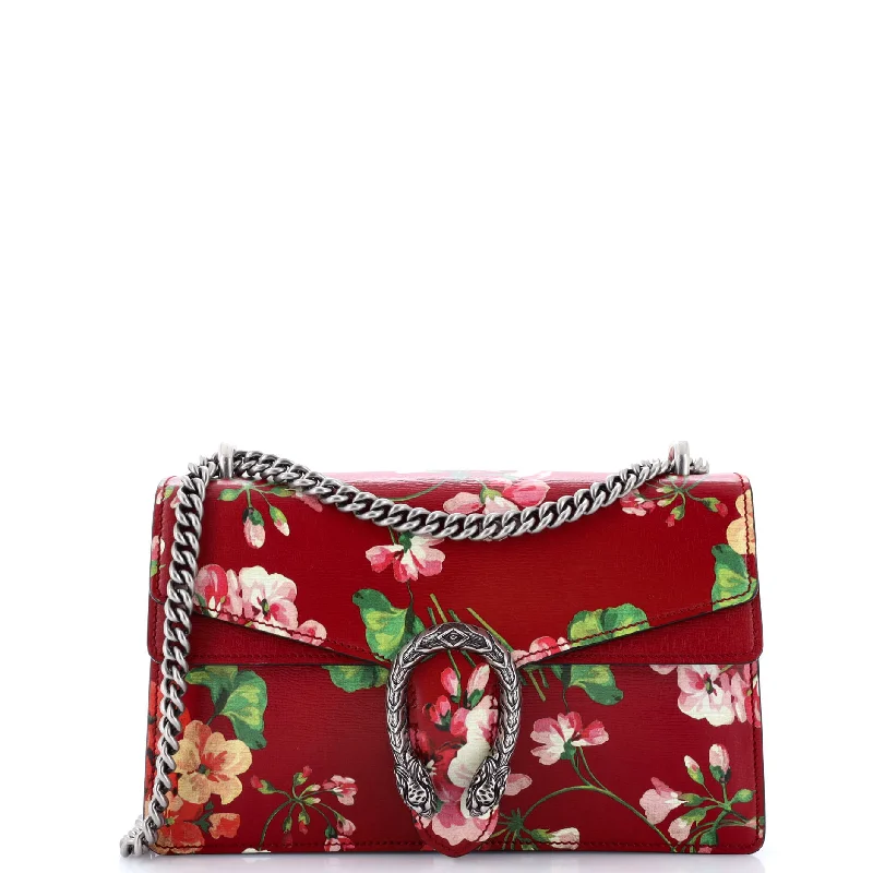 Women's Shoulder Bag with Fringe Details in Brown for a Bohemian StyleDionysus Bag Blooms Print Leather Small Women's Shoulder Bag with Fringe Details in Brown for a Bohemian StyleDionysus Bag Blooms Print Leather Small