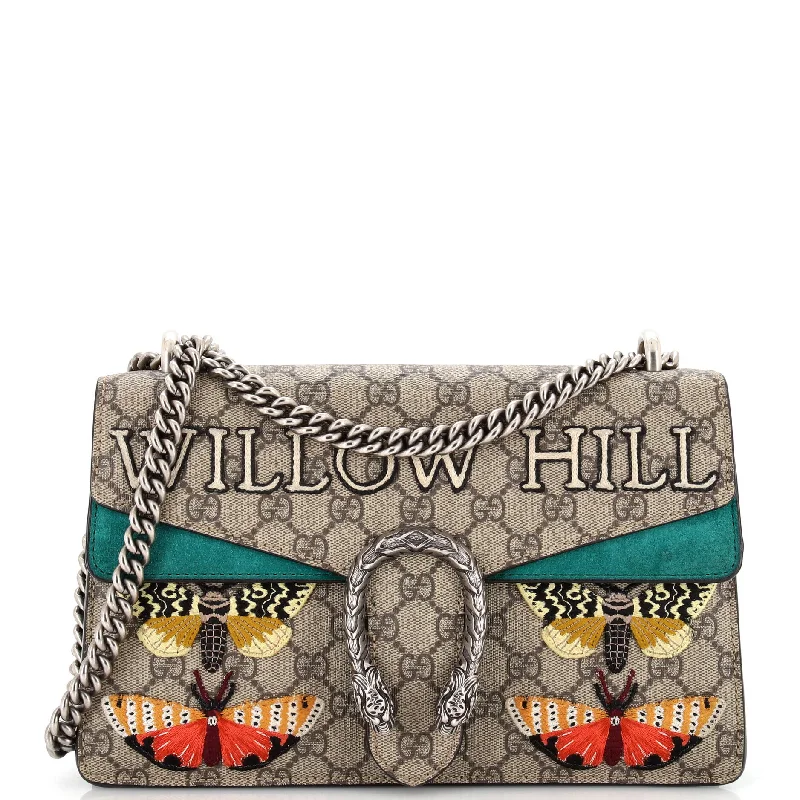 Canvas and Leather Combo Shoulder Bag in Tan for a Rustic LookDionysus Bag Embroidered GG Coated Canvas Small Canvas and Leather Combo Shoulder Bag in Tan for a Rustic LookDionysus Bag Embroidered GG Coated Canvas Small