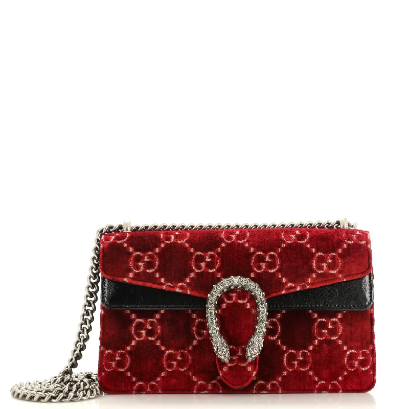 Women's Shoulder Bag with Floral Embroidery in Purple for Spring WalksDionysus Bag GG Velvet Mini Women's Shoulder Bag with Floral Embroidery in Purple for Spring WalksDionysus Bag GG Velvet Mini