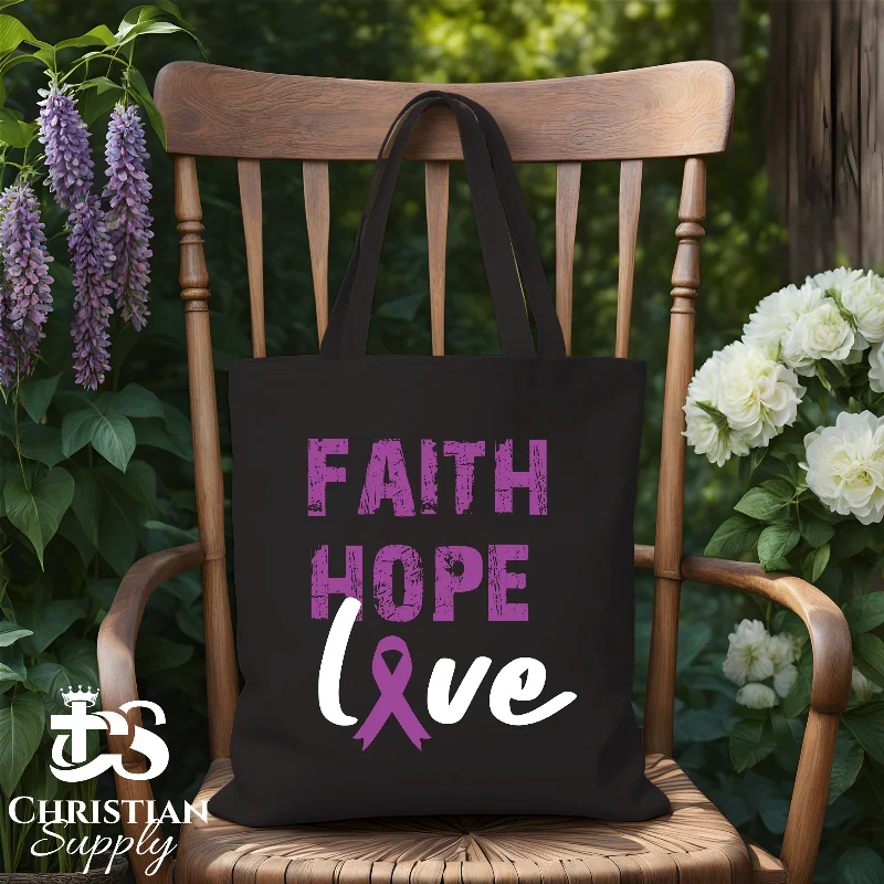 Women's Tote Bag with Magnetic Closure in Orange for Easy Access on the GoFaith Hope Love Pancreatic Cancer Awareness Tote Bag Women's Tote Bag with Magnetic Closure in Orange for Easy Access on the GoFaith Hope Love Pancreatic Cancer Awareness Tote Bag