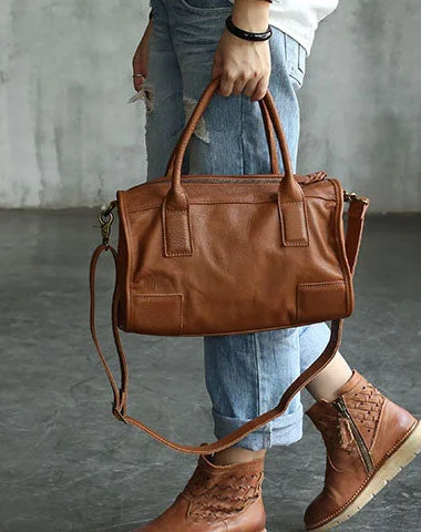 Women's Large Leather Shoulder Bag in Brown with Multiple Compartments for WorkCanvas and Leather Combo Shoulder Bag in Tan for a Rustic LookFashion WOMENs LEATHER Boston Handbag Shoulder Bag Handbag Purse FOR WOMEN Women's Large Leather Shoulder Bag in Brown with Multiple Compartments for WorkCanvas and Leather Combo Shoulder Bag in Tan for a Rustic LookFashion WOMENs LEATHER Boston Handbag Shoulder Bag Handbag Purse FOR WOMEN