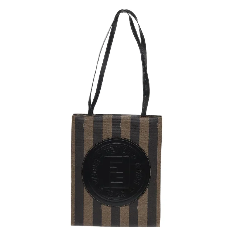 Faux Fur - Trimmed Tote Bag in White for a Cozy Winter LookFendi Pecan Canvas Tote Bag (Pre-Owned) Faux Fur - Trimmed Tote Bag in White for a Cozy Winter LookFendi Pecan Canvas Tote Bag (Pre-Owned)
