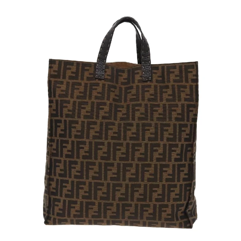 Quilted Tote Bag in Cream with Silver Hardware for a Classic and Sophisticated StyleWomen's Tote Bag with Inner Compartments in Gray for Organizing Everyday EssentialsFendi Selleria Canvas Tote Bag (Pre-Owned) Quilted Tote Bag in Cream with Silver Hardware for a Classic and Sophisticated StyleWomen's Tote Bag with Inner Compartments in Gray for Organizing Everyday EssentialsFendi Selleria Canvas Tote Bag (Pre-Owned)