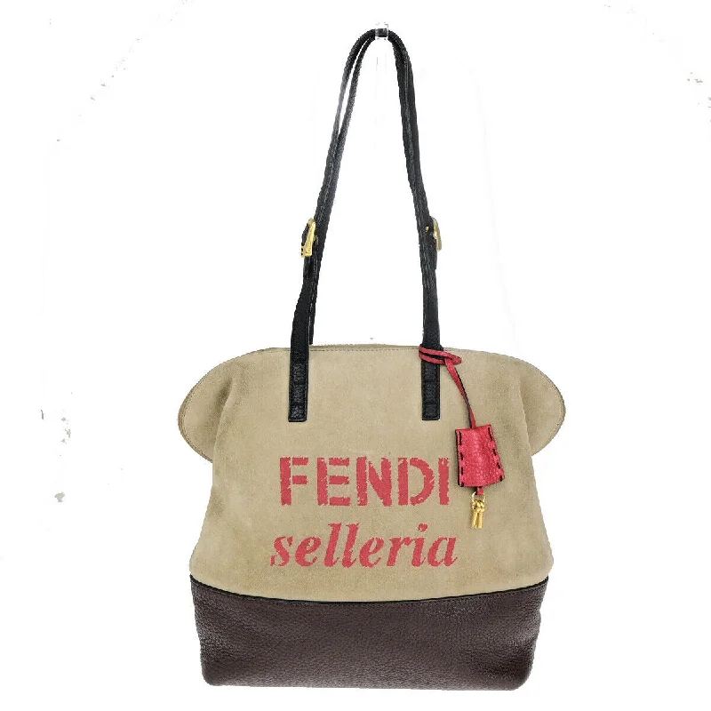 Faux Fur - Trimmed Tote Bag in White for a Cozy Winter LookFendi Selleria Suede Tote Bag (Pre-Owned) Faux Fur - Trimmed Tote Bag in White for a Cozy Winter LookFendi Selleria Suede Tote Bag (Pre-Owned)