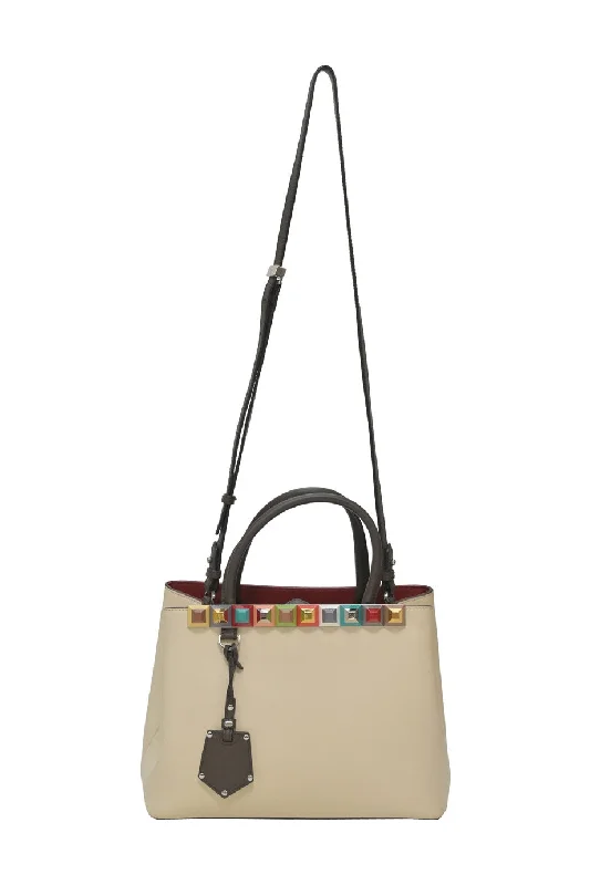 Women's Shoulder Bag with Zippered Pockets in Orange for Safety[WB5380] Fendi | Satchel