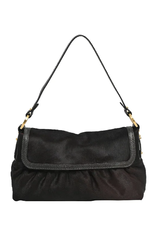 Women's Shoulder Bag with Zippered Pockets in Orange for Safety[WB5509] Fendi | Shoulder Bag