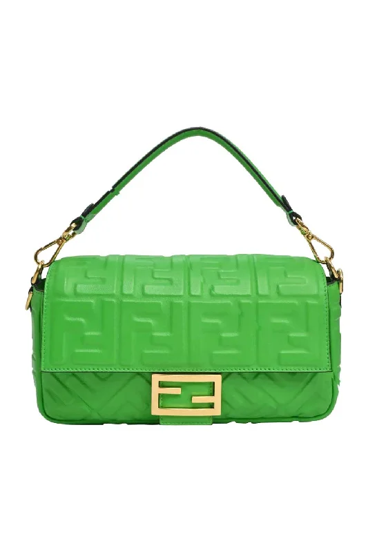 Women's Waterproof Nylon Shoulder Bag in Green for Hiking[WB5541] Fendi | Cross-Body Bag