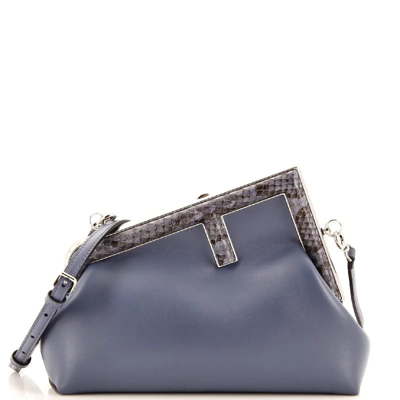 Canvas and Leather Combo Shoulder Bag in Tan for a Rustic LookFirst Bag Leather with Python Small Canvas and Leather Combo Shoulder Bag in Tan for a Rustic LookFirst Bag Leather with Python Small