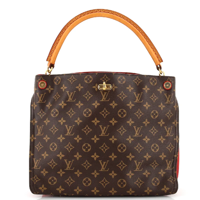 Women's Large Leather Shoulder Bag in Brown with Multiple Compartments for WorkSuede Shoulder Bag in Pink with Tassel Accents for Casual OutingsGaia Handbag Monogram Canvas Women's Large Leather Shoulder Bag in Brown with Multiple Compartments for WorkSuede Shoulder Bag in Pink with Tassel Accents for Casual OutingsGaia Handbag Monogram Canvas