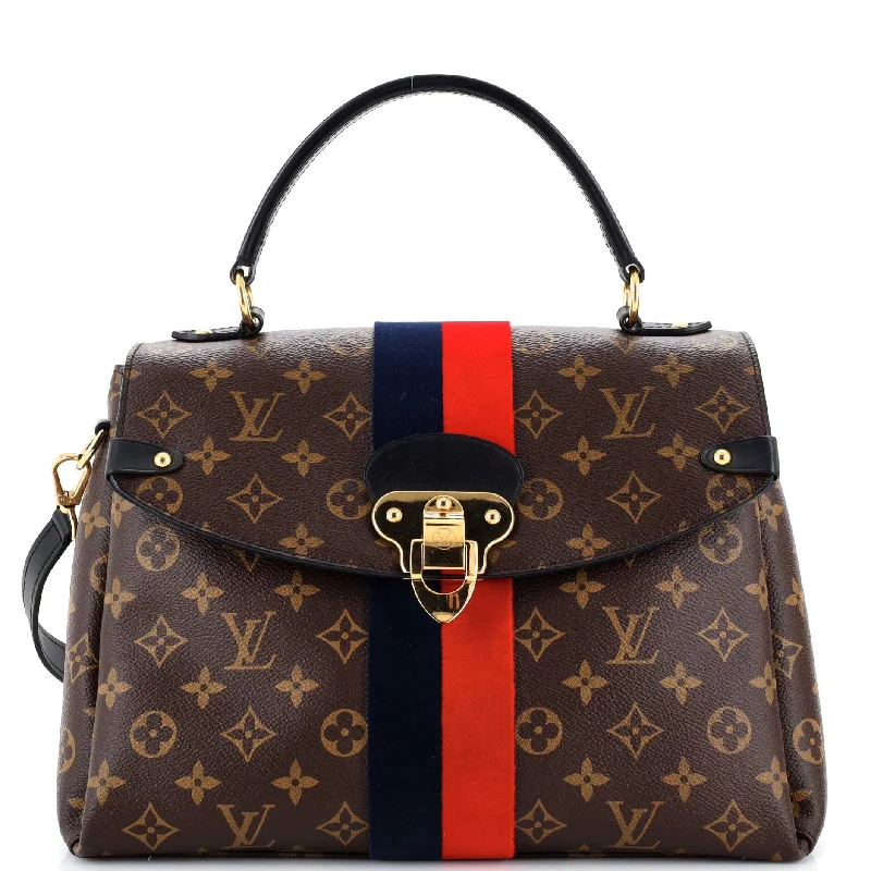 Printed Silk Shoulder Bag in Red for a Pop of ColorWomen's Large Leather Shoulder Bag in Brown with Multiple Compartments for WorkGeorges Handbag Monogram Canvas MM Printed Silk Shoulder Bag in Red for a Pop of ColorWomen's Large Leather Shoulder Bag in Brown with Multiple Compartments for WorkGeorges Handbag Monogram Canvas MM