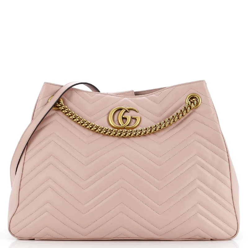GG Marmont Chain Shoulder Bag Matelasse Leather