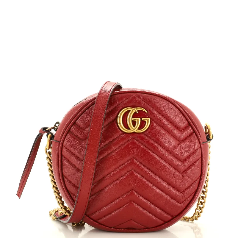 Quilted Shoulder Bag in Cream for a Classic and Elegant LookGG Marmont Round Shoulder Bag Matelasse Leather Mini Quilted Shoulder Bag in Cream for a Classic and Elegant LookGG Marmont Round Shoulder Bag Matelasse Leather Mini