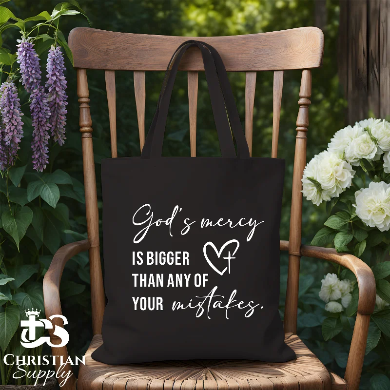 Metallic Tote Bag in Rose Gold with Chain Handles for a Glamorous Night OutGod's Mercy is Bigger Than Any of Your Mistakes Tote Bag Metallic Tote Bag in Rose Gold with Chain Handles for a Glamorous Night OutGod's Mercy is Bigger Than Any of Your Mistakes Tote Bag