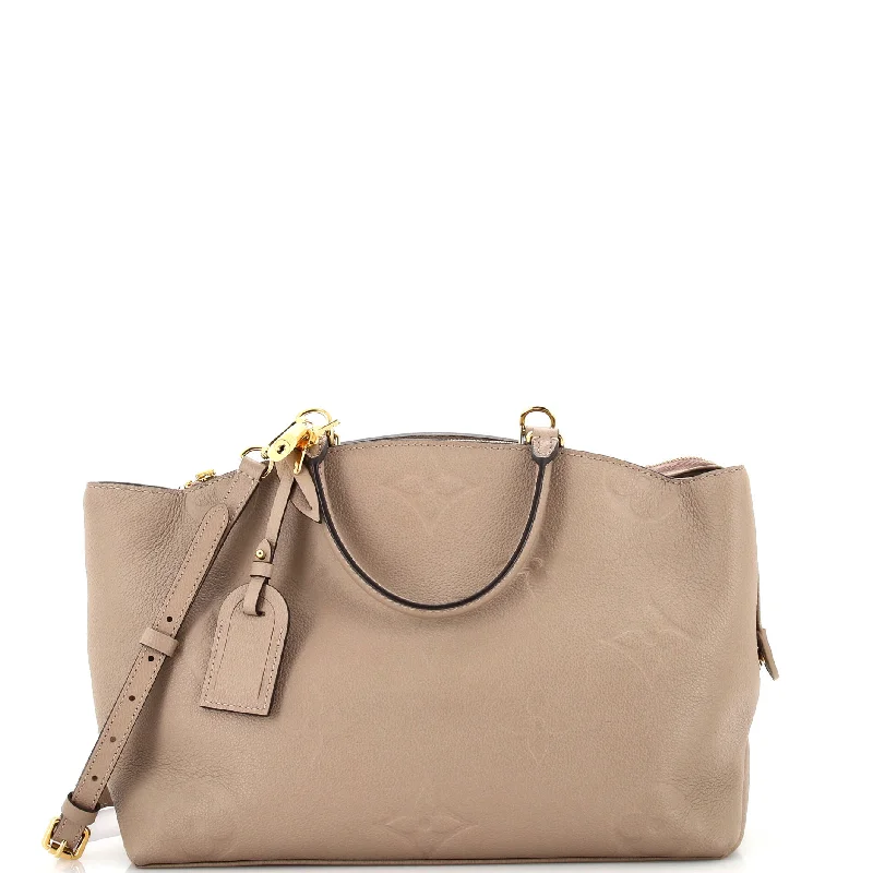 Women's Shoulder Bag with Zippered Pockets in Orange for SafetyWomen's Shoulder Bag with Fringe Details in Brown for a Bohemian StyleGrand Palais Handbag Monogram Empreinte Giant Women's Shoulder Bag with Zippered Pockets in Orange for SafetyWomen's Shoulder Bag with Fringe Details in Brown for a Bohemian StyleGrand Palais Handbag Monogram Empreinte Giant