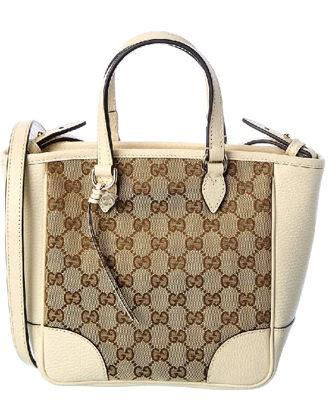 Women's Tote Bag with Zipper Closure in Red for Secure StorageGucci Bree GG Canvas & Leather Tote Women's Tote Bag with Zipper Closure in Red for Secure StorageGucci Bree GG Canvas & Leather Tote