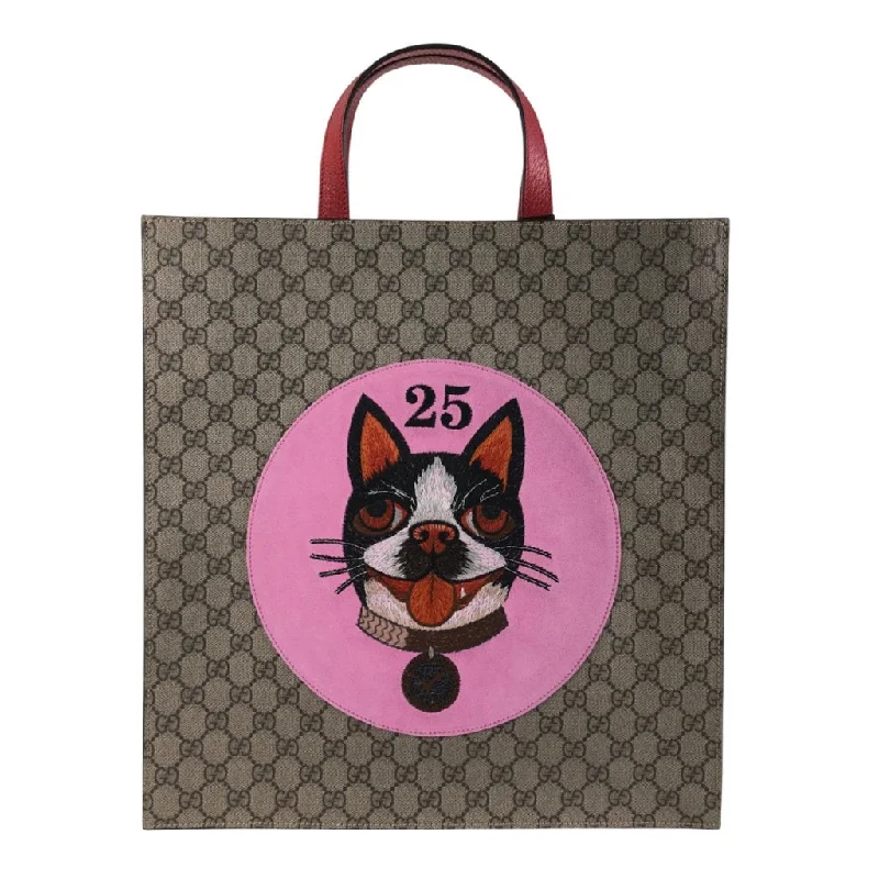 Women's Tote Bag with Detachable Pouch in Purple for Added ConvenienceGucci GG Supreme Monogram Bosco Tote Women's Tote Bag with Detachable Pouch in Purple for Added ConvenienceGucci GG Supreme Monogram Bosco Tote