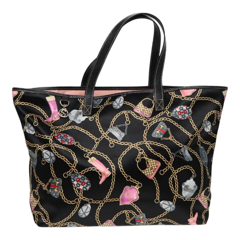 Geometric - Printed Tote Bag in Multicolor for a Contemporary and Trendy OutfitGucci Gucci Print Silk Tote Bag (Pre-Owned) Geometric - Printed Tote Bag in Multicolor for a Contemporary and Trendy OutfitGucci Gucci Print Silk Tote Bag (Pre-Owned)
