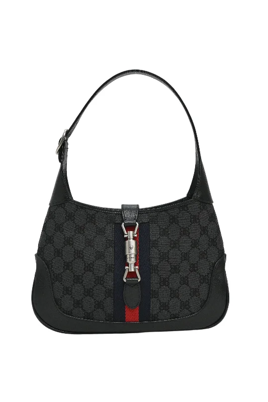 Crossbody Shoulder Bag in Black Leather with Gold Hardware for Night Outs[WB5669] Gucci | Shoulder Bag