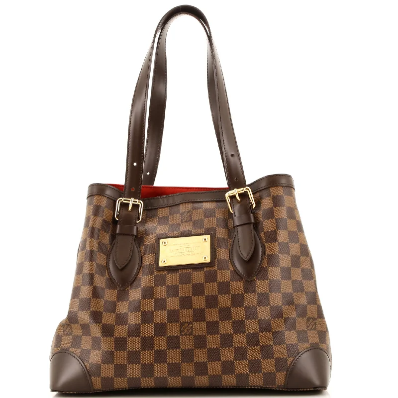 Women's Large Leather Shoulder Bag in Brown with Multiple Compartments for WorkShoulder Bag with Geometric Pattern in Multicolor for a Contemporary StyleHampstead Handbag Damier MM Women's Large Leather Shoulder Bag in Brown with Multiple Compartments for WorkShoulder Bag with Geometric Pattern in Multicolor for a Contemporary StyleHampstead Handbag Damier MM
