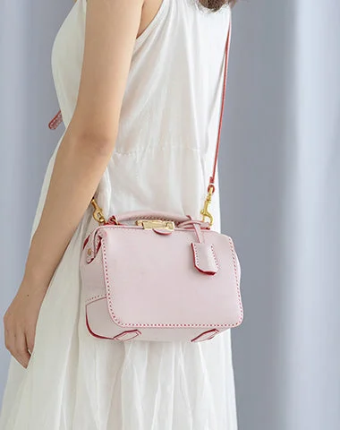 Women's Shoulder Bag with Zippered Pockets in Orange for SafetyHandmade Womens Pink Leather doctor Handbag Classic shoulder doctor bags Purse for women Women's Shoulder Bag with Zippered Pockets in Orange for SafetyHandmade Womens Pink Leather doctor Handbag Classic shoulder doctor bags Purse for women